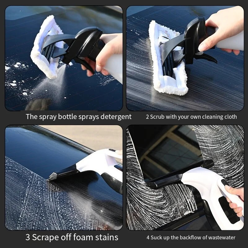 SparkleGlide Cordless Window Cleaning Kit