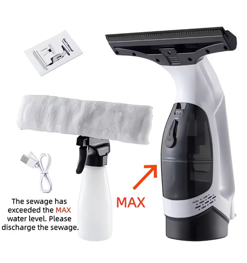 SparkleGlide Cordless Window Cleaning Kit